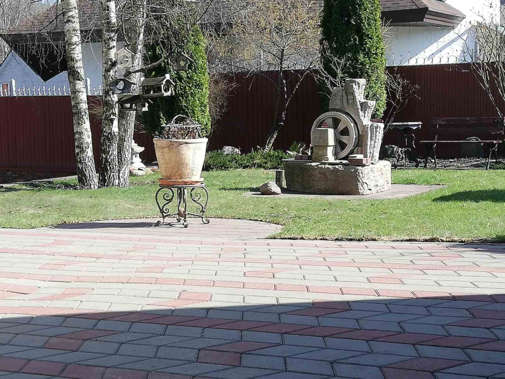 тротуарная плитка после мытья