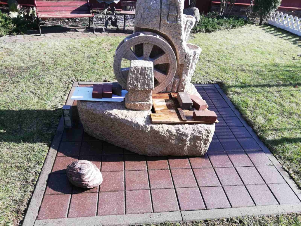 мойка декоративных элементов